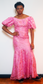 Evening lace dress          Color: Pink