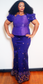 2pc Silk dress        Color: purple